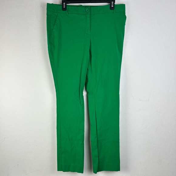 The Limited Exact Stretch Green Pants Size 14 - Picture 1 of 9